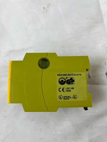 Pilz PNOZ X3 Safety Relay 24VAC/DC 230VAC Emergency Stop Module Used Spare Unit