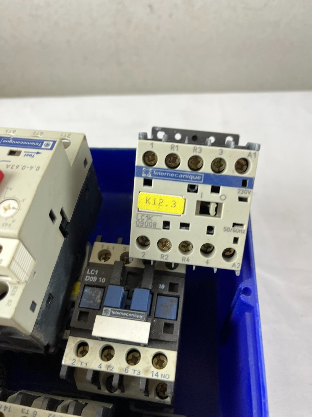 Telemecanique TeSys D Motor Contactors And Overload Relay Lot 18–20pcs Used