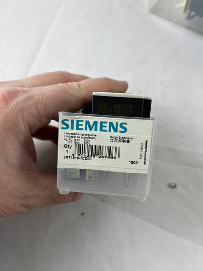 10x Siemens 3RT1916-1CD00 Surge Suppressor RC Element 127–240 V AC 150–250 V DC