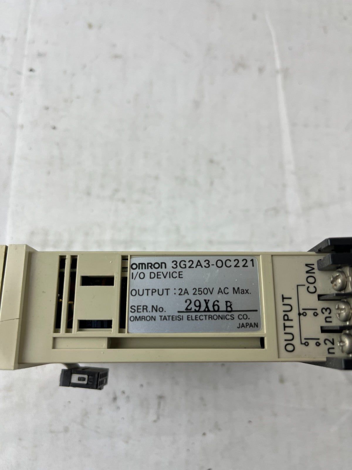 Omron 3G2A3-OC221 SYSMAC I/O Device Output Module 2A 250VAC Used Spare Part
