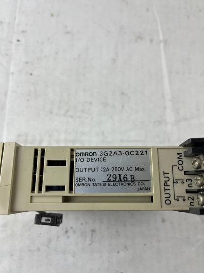 Omron 3G2A3-OC221 SYSMAC I/O Device Output Module 2A 250VAC Used Spare Part