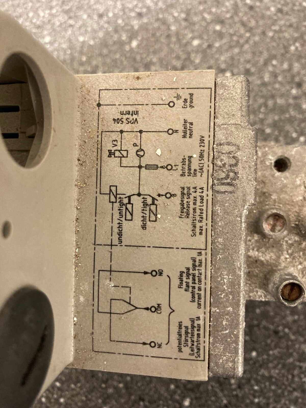 Old Dungs VPS 504 Gas Valve Proving System - 230/240V, 500 mbar, IP54, Germany