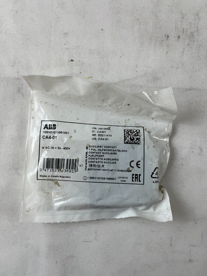 ABB CA4-01 Auxiliary Contact Block 1SBN010110R1001 1NO New Sealed Unit