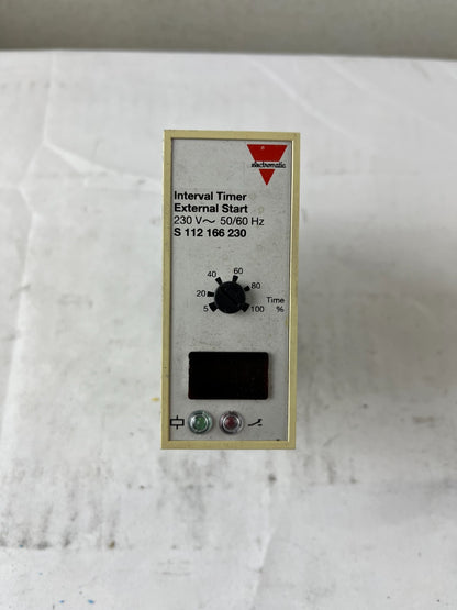 Carlo Gavazzi S 112 166 230 Interval Timer External Start 230V Used DK Denmark