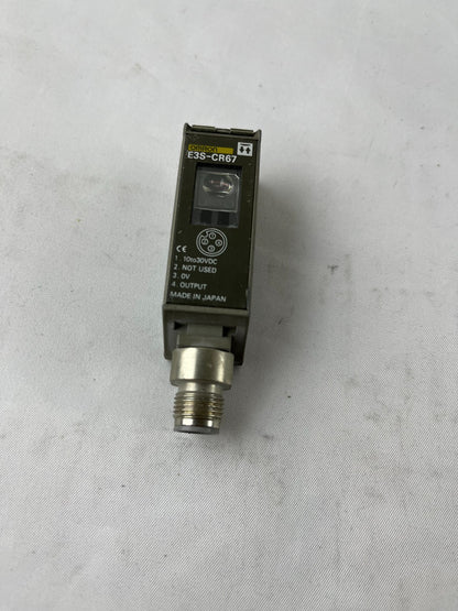 Omron E3S-CR67 Photoelectric Sensor 10-30VDC M12 Used Spare Unit