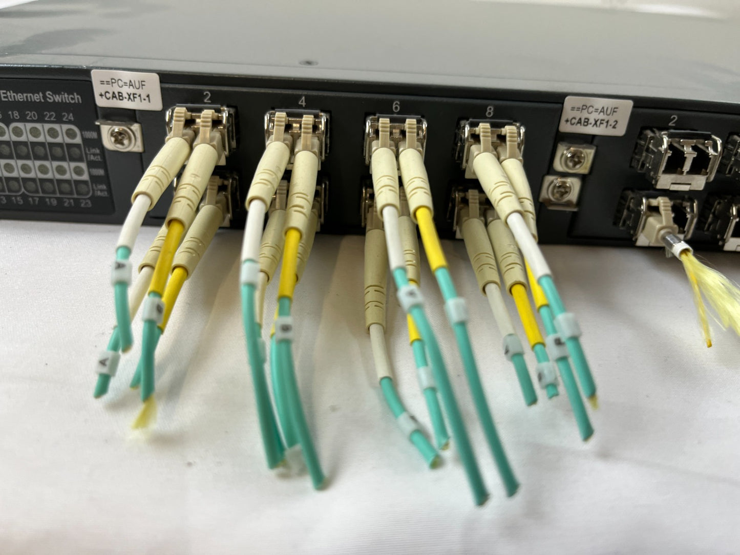 KTI KGS-2422-B-S Managed 24-Port Gigabit Switch w/ Fiber Modules Rackmount Spare