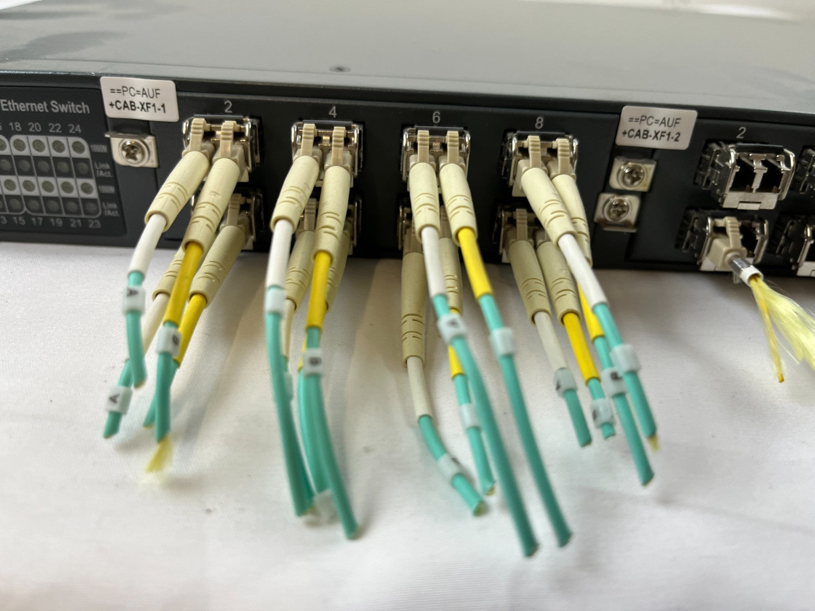 KTI KGS-2422-B-S Managed 24-Port Gigabit Switch w/ Fiber Modules Rackmount Spare