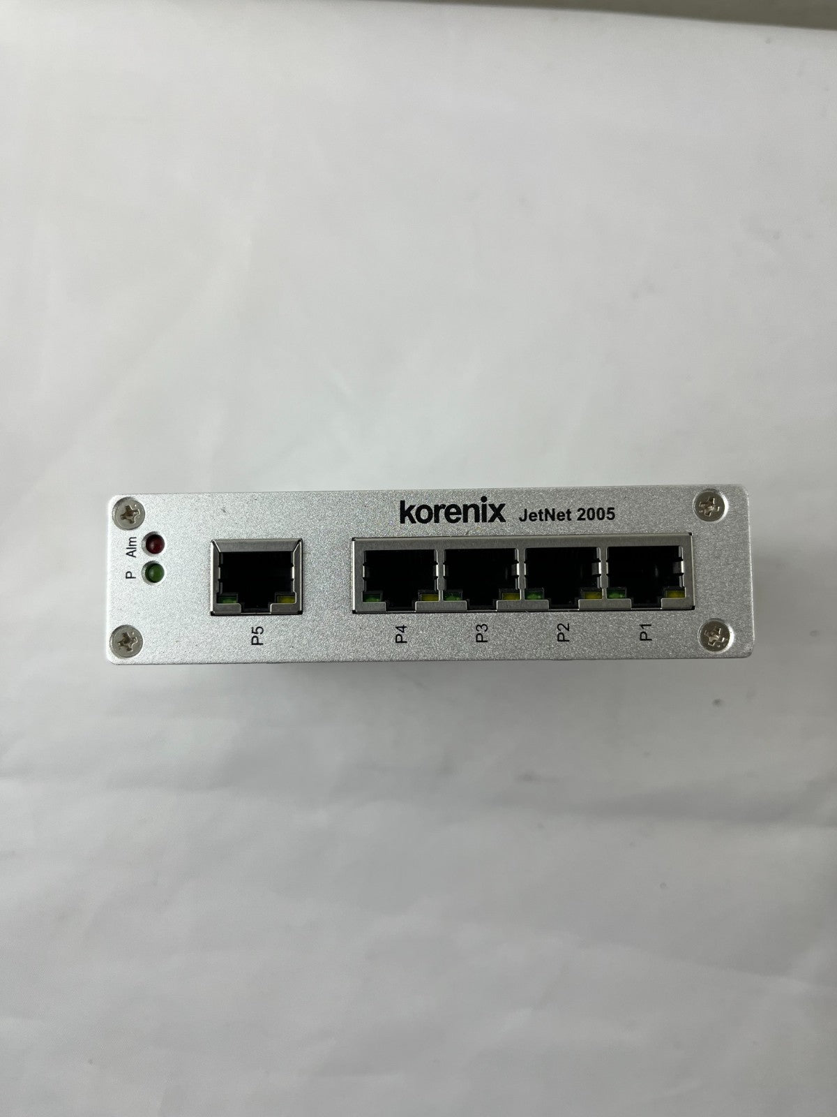 Korenix JetNet 2005 Industrial 5-Port Fast Ethernet Switch DIN Rail 10/100 Mbp
