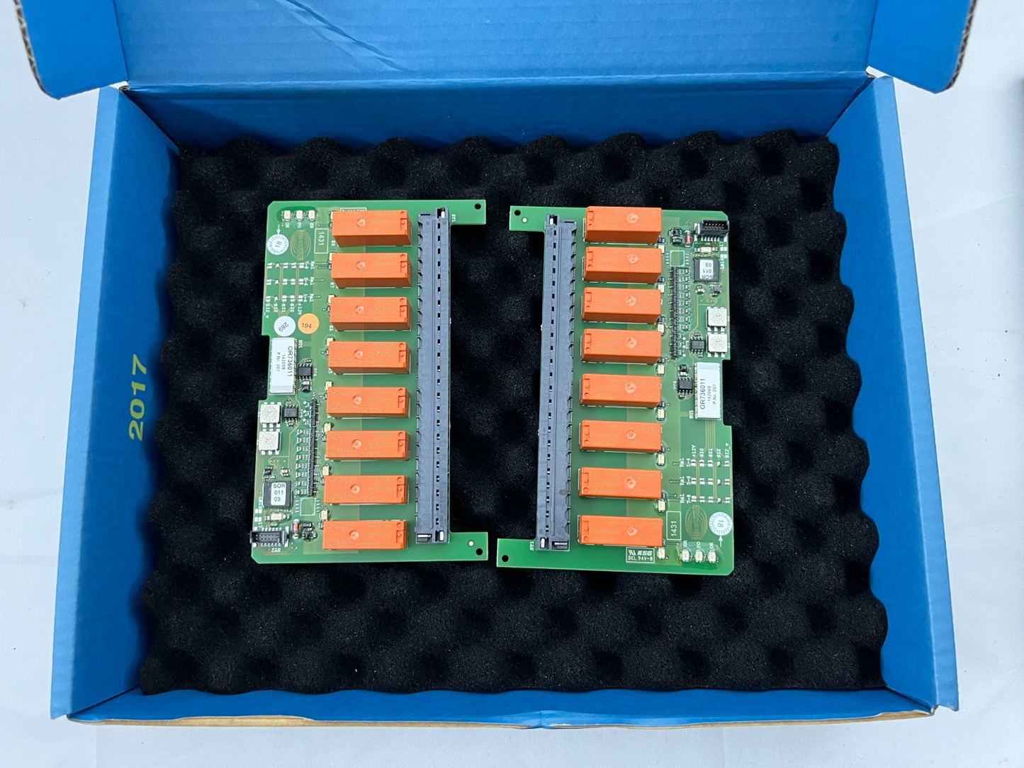 HBC Radiomatic OR736011 Relay PCB CORTRONIC HKM 50-TVS (2x) New Industrial Spare