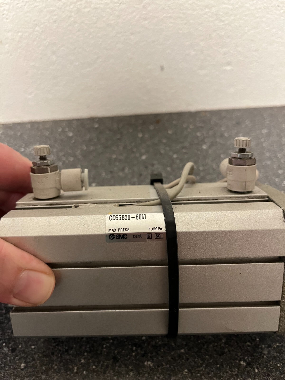 SMC Pneumatic Cylinder CD55B50-80M, Double Acting, 80mm Stroke, Tested & Working