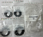 Industrial Pump Gasket Seal Lot EPDM FPM-FEP O-Rings Mixed Sizes New 4pcs
