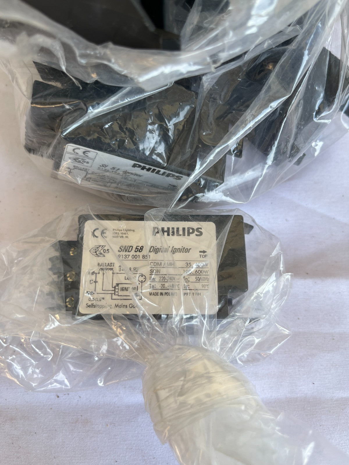 Philips SI 51 Ignitor 9136195199 HPI-T 250-400W New Lot Of 11x Pieces