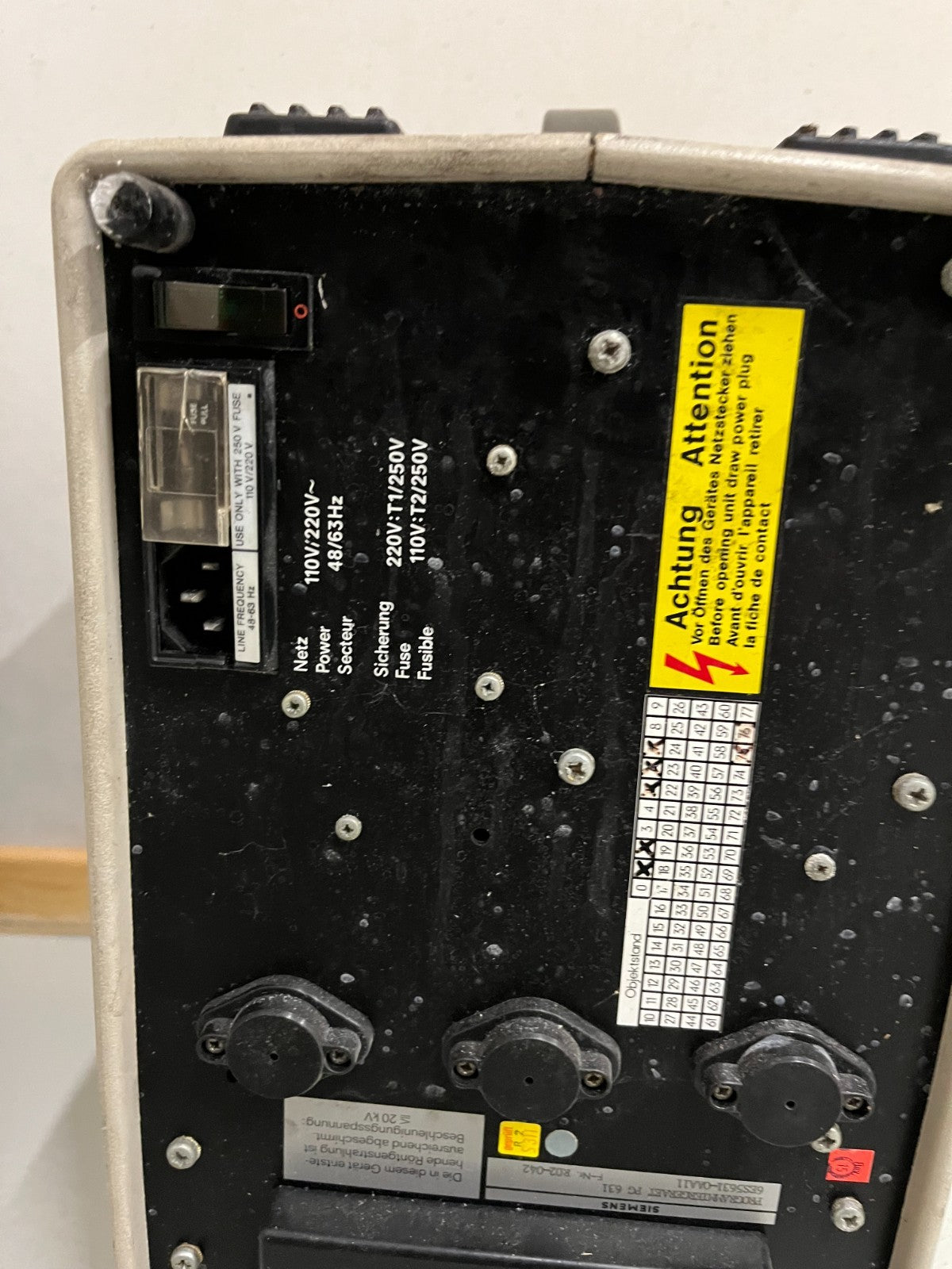 Siemens SIMATIC S5 PG631 Programming Unit, Vintage PLC Programmer Untested