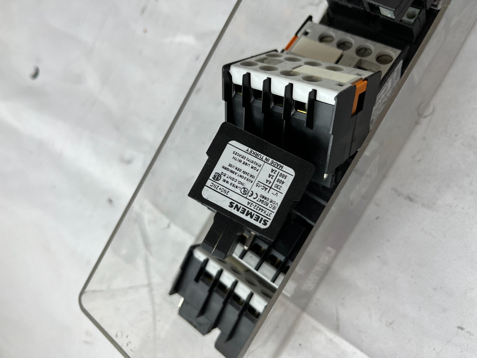 Siemens 3TX44 Contactor Relay Aux Blocks Mixed Lot 230–500V 3NO/2NC Used Spares