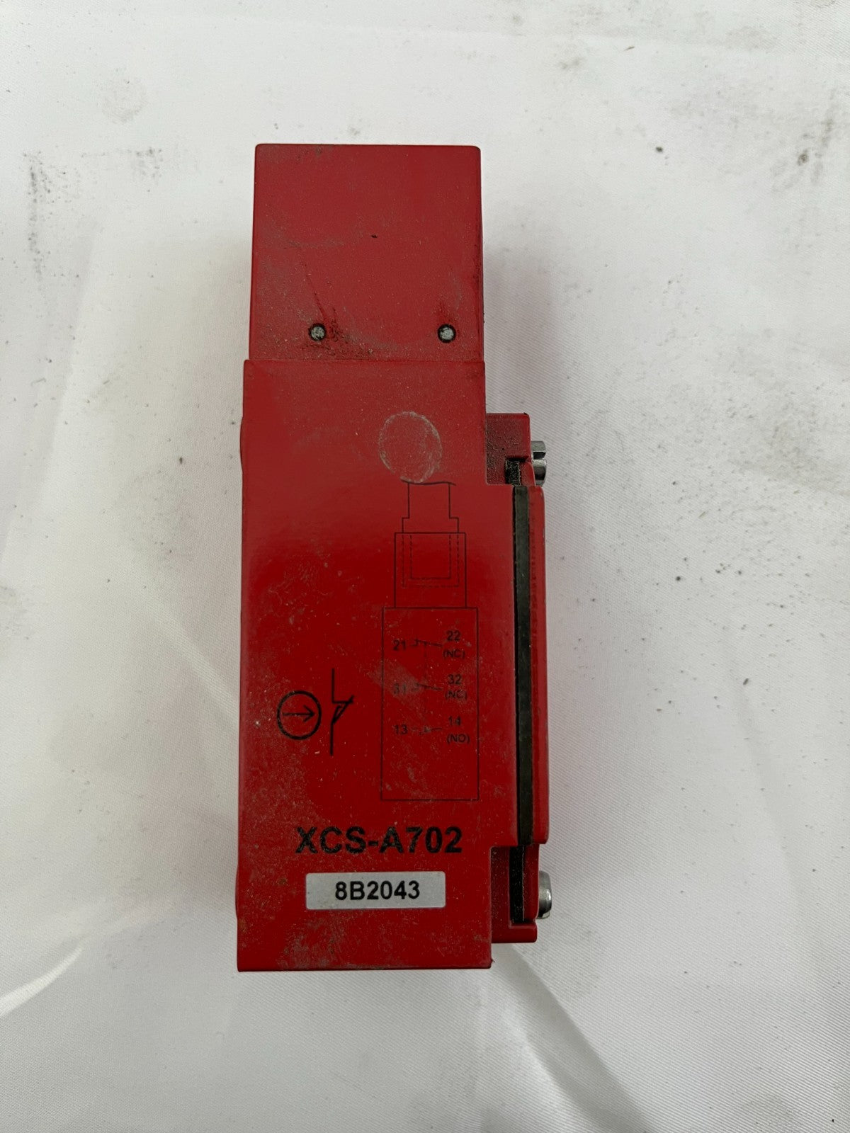 Telemecanique XCS-A702 Safety Interlock Switch 2NC 1NO IP67 500V AC Used Working