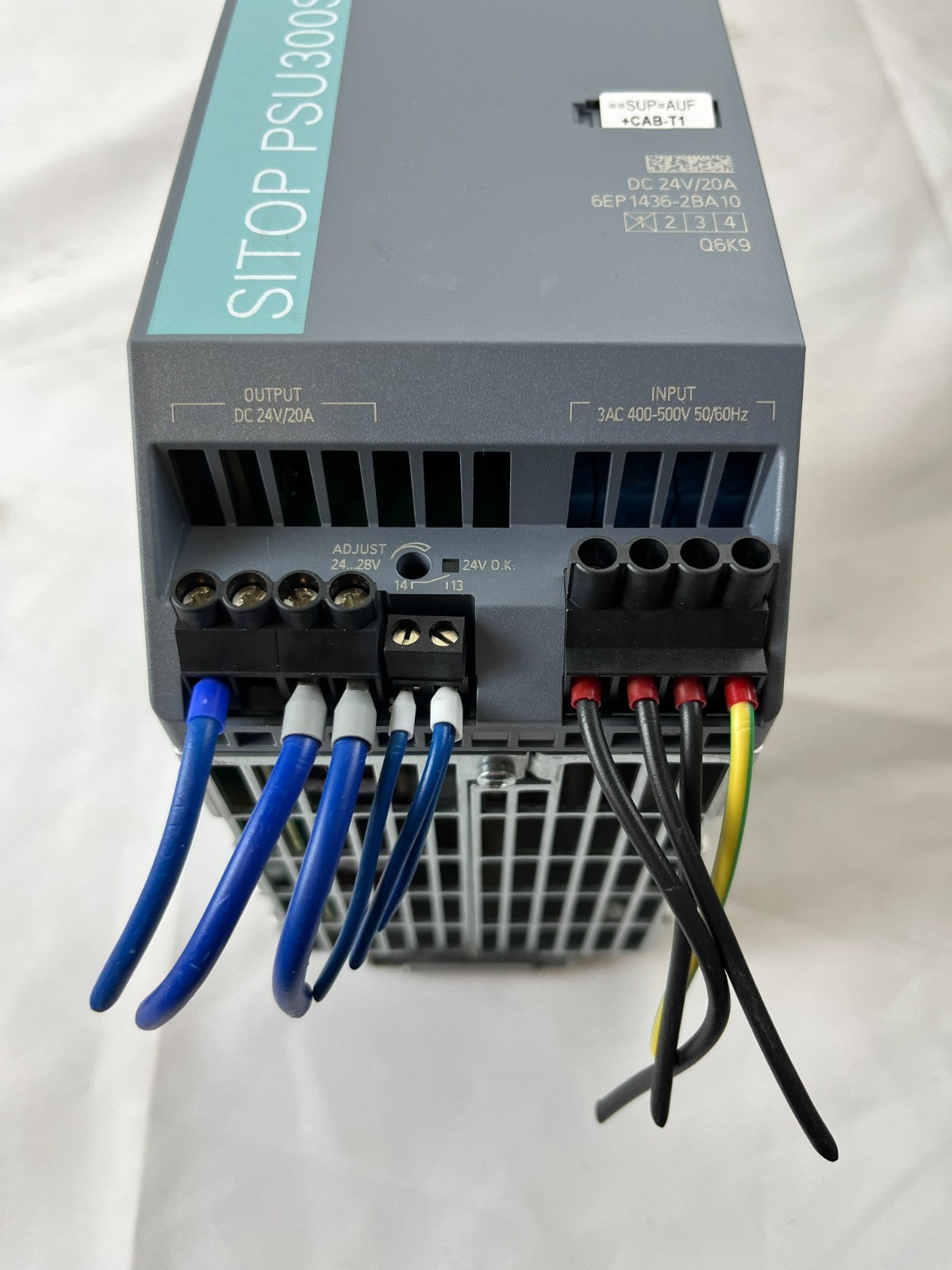 Siemens SITOP PSU300S 6EP1436-2BA10 24V 20A Power Supply Tested Used Spare Unit