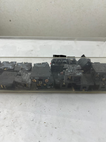 Telemecanique XEN‑L Series Contact Blocks 1NO/1NC Mixed Models Lot Used Bundle