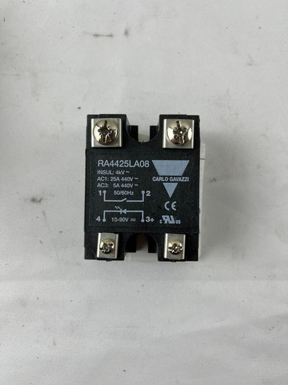 Carlo Gavazzi RA4425LA08 Solid State Relay SSR, 1-Phase, 25A 42–480VAC Load NEW