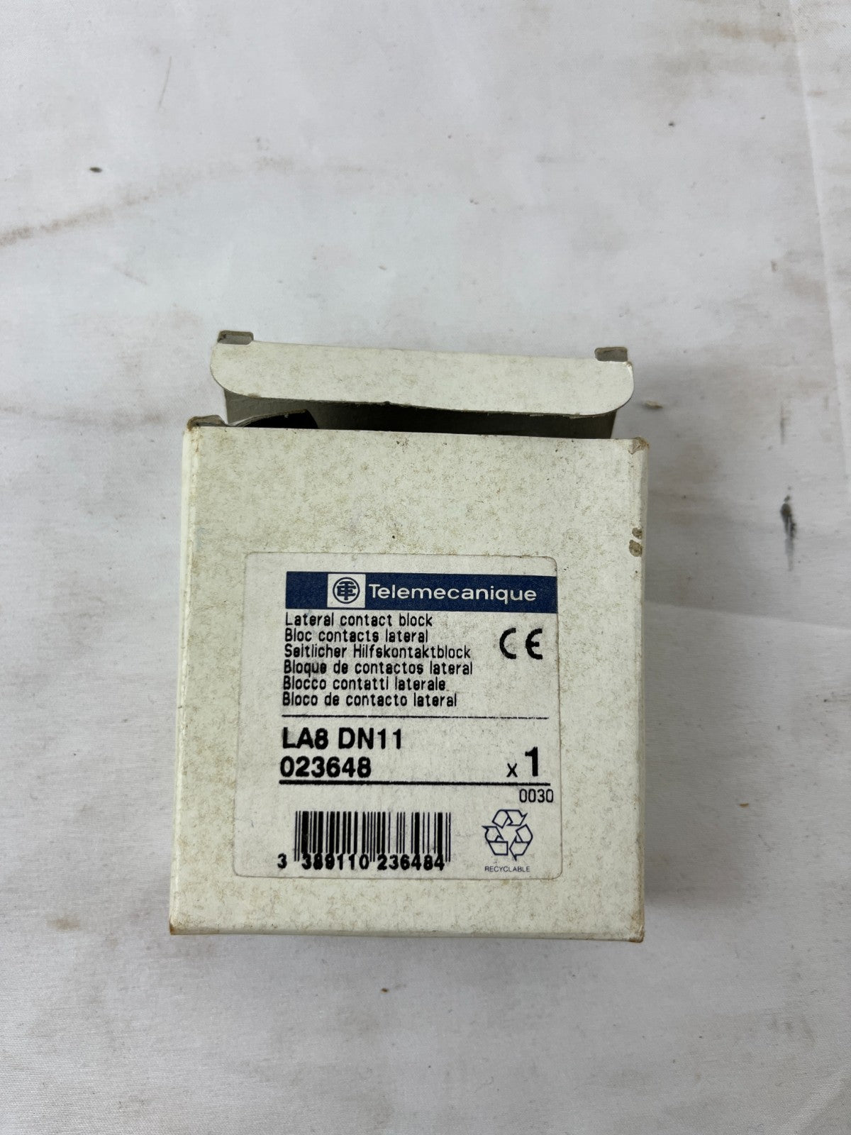Telemecanique LA8 DN11 Auxiliary Contact Block 023648 Contactor Accessory New
