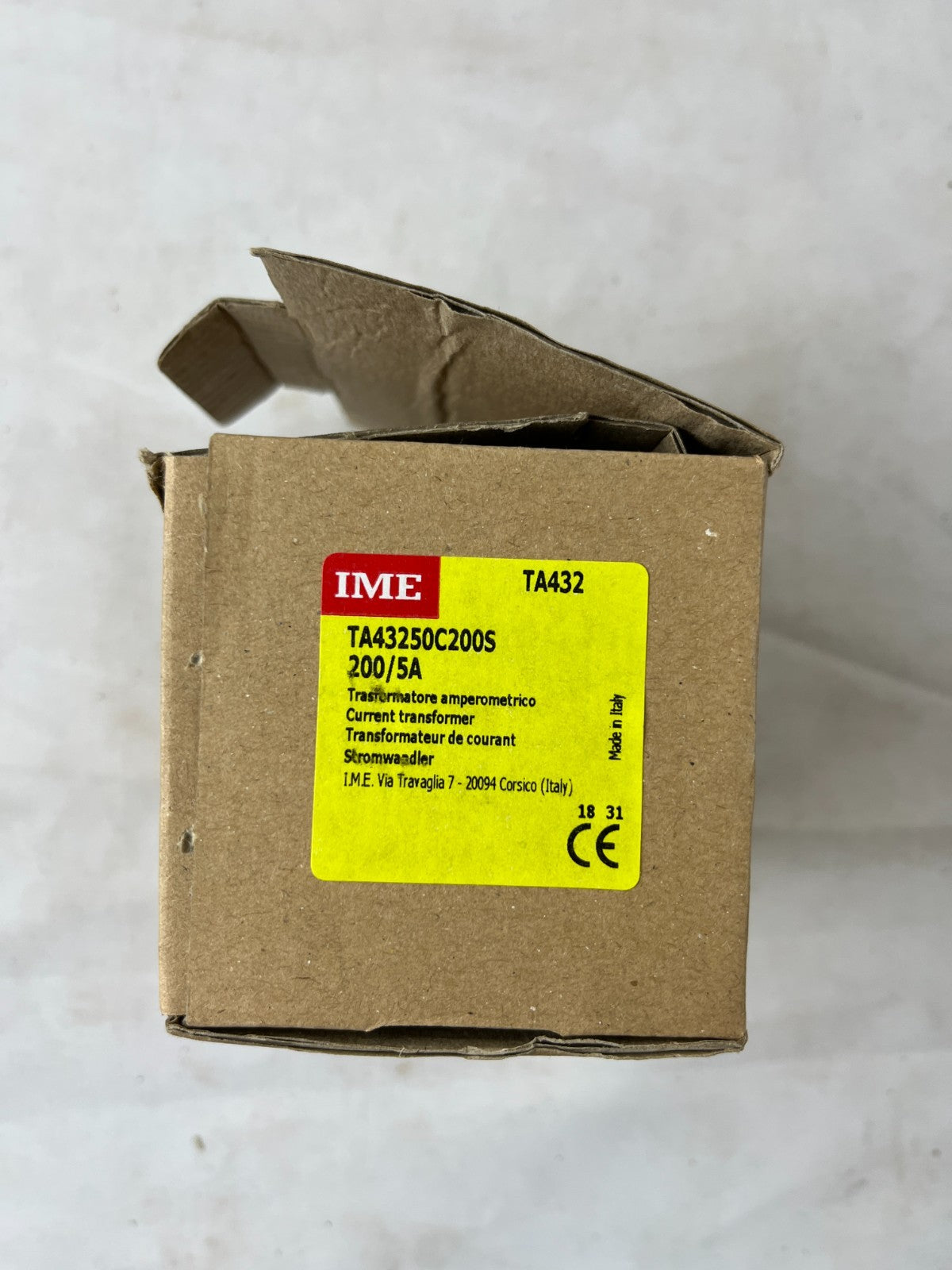 IME TA43250C200S Current Transformer 200/5A TA432 New in Box Spare Unit