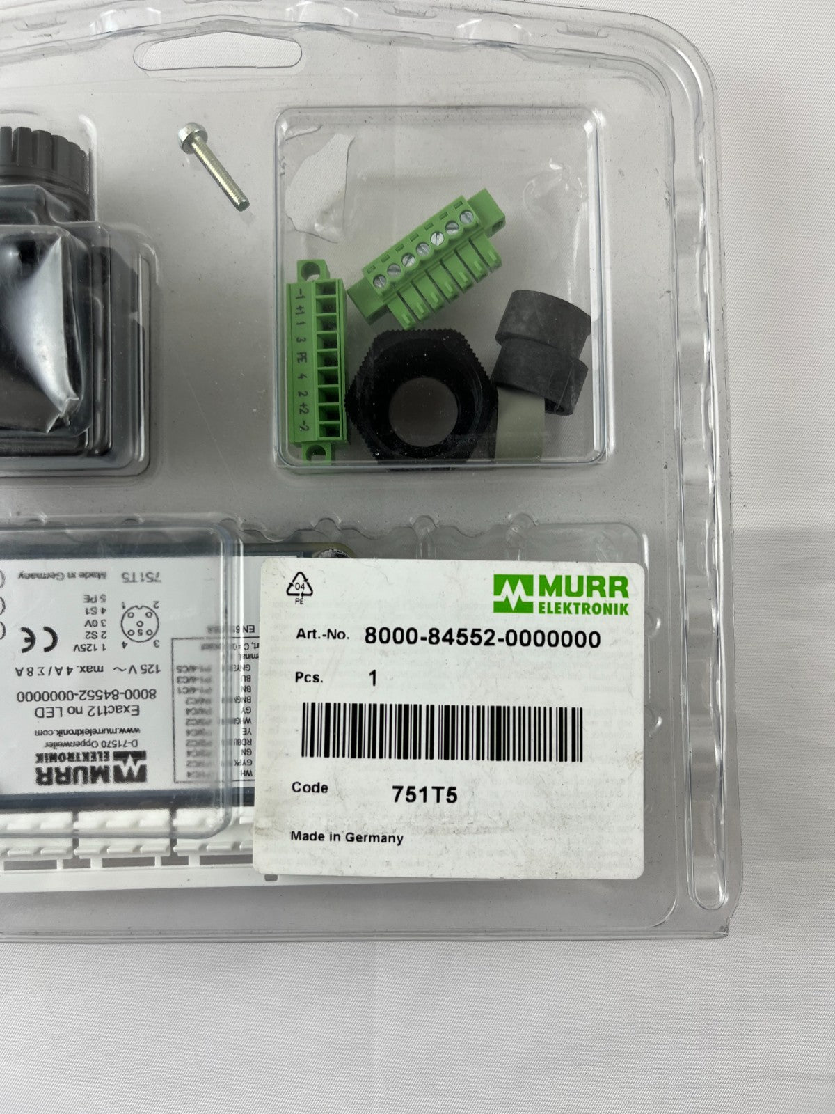 Murr Elektronik 8000-84552-0000000 Exact12 M12 Distribution Box 4×M12 5-Pin 24V