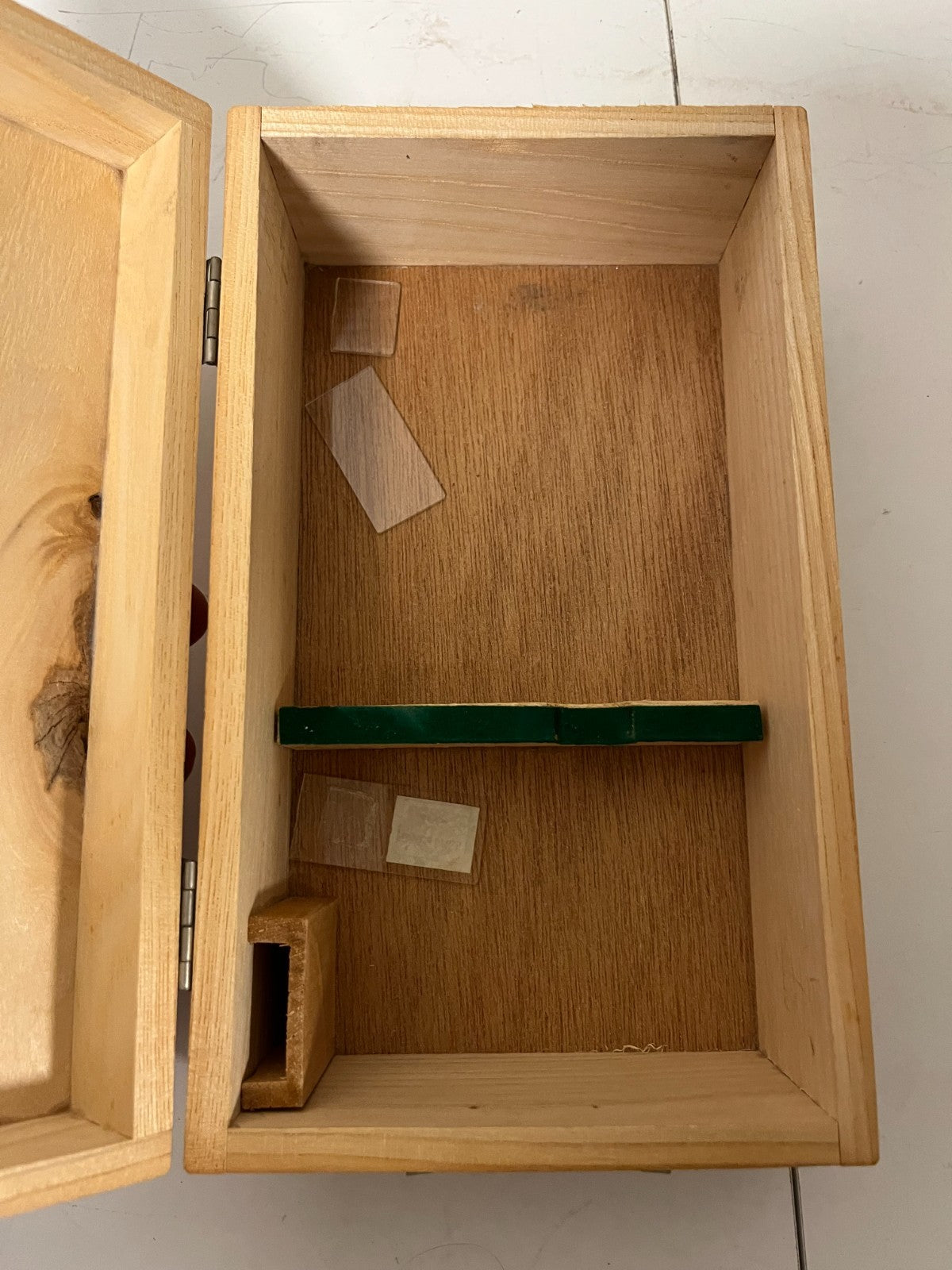 TOWA Microscope 100x 200x 400x With Original Wooden Case Good Working Order