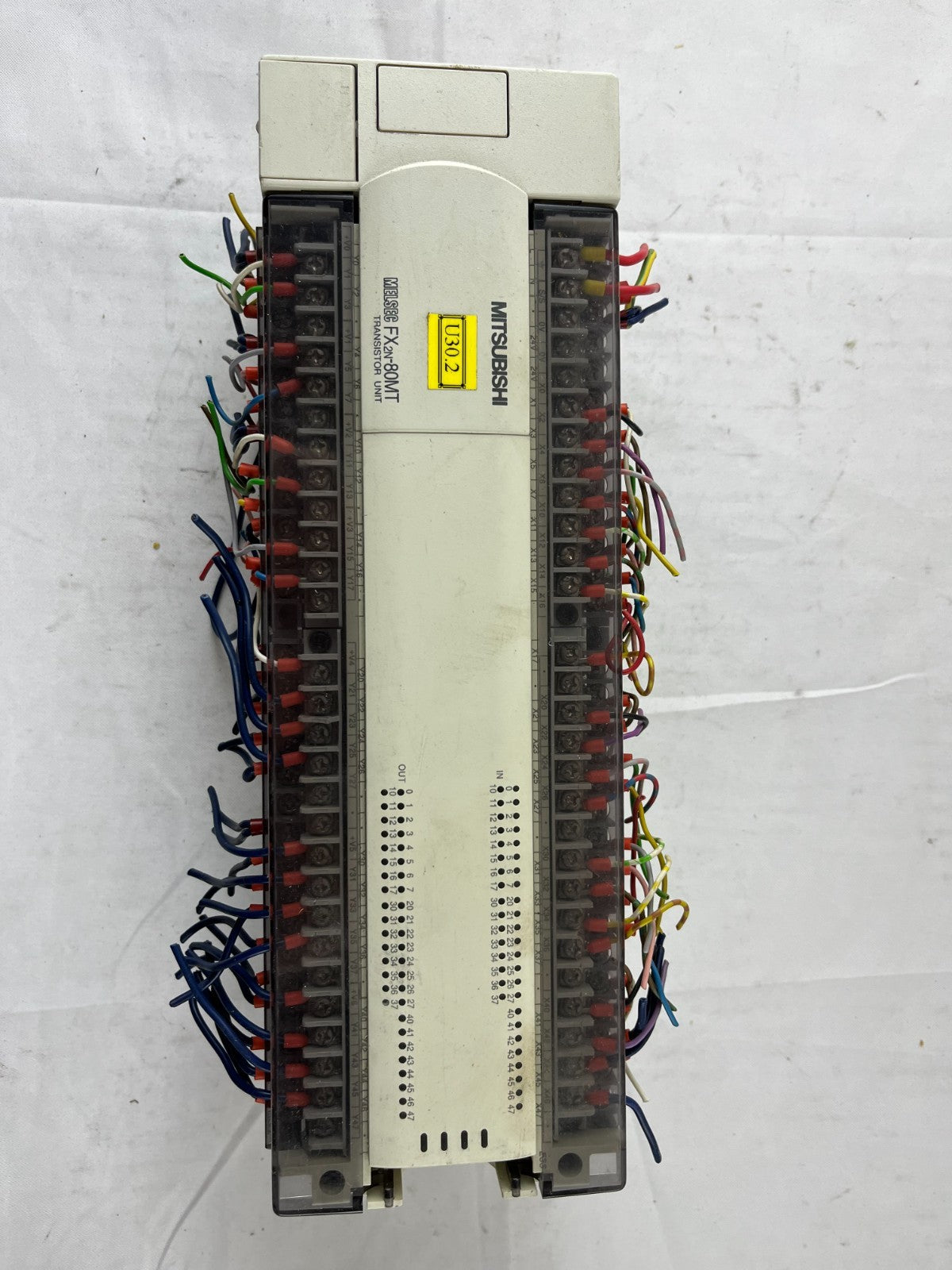 Mitsubishi MELSEC FX2N-80MT-ESS/UL PLC 80 I/O Transistor Unit 100–240VAC Used