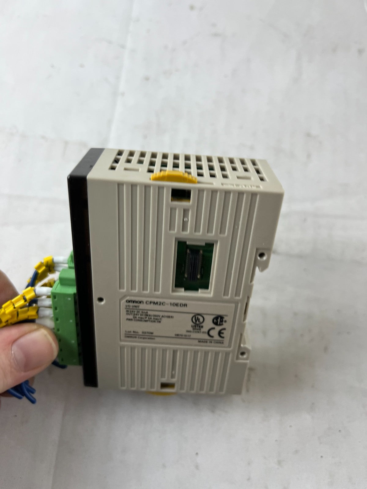 Omron CPM2C-10EDR I/O Unit 6x 24V DC Inputs 4x Relay Outputs with Plug Connector