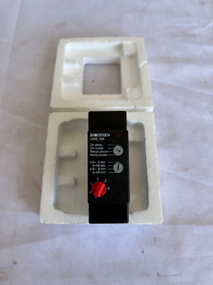 Brodersen UNIC XM Timer Relay 12-240V AC/DC Multi Function New Spare Unit