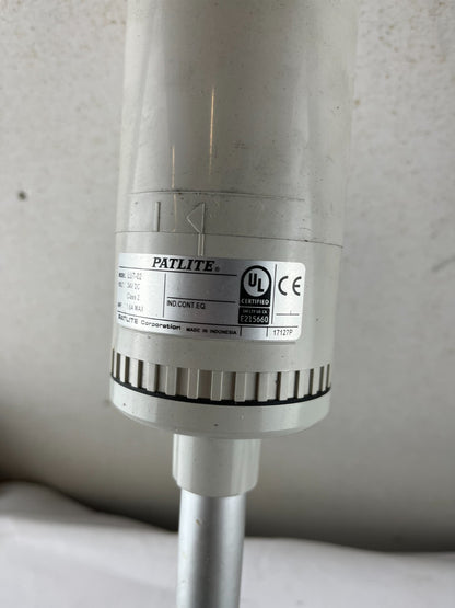 Patlite LU7-02 LED Signal Tower Light Red 24V DC Pole Mount UL CE NEW IP65