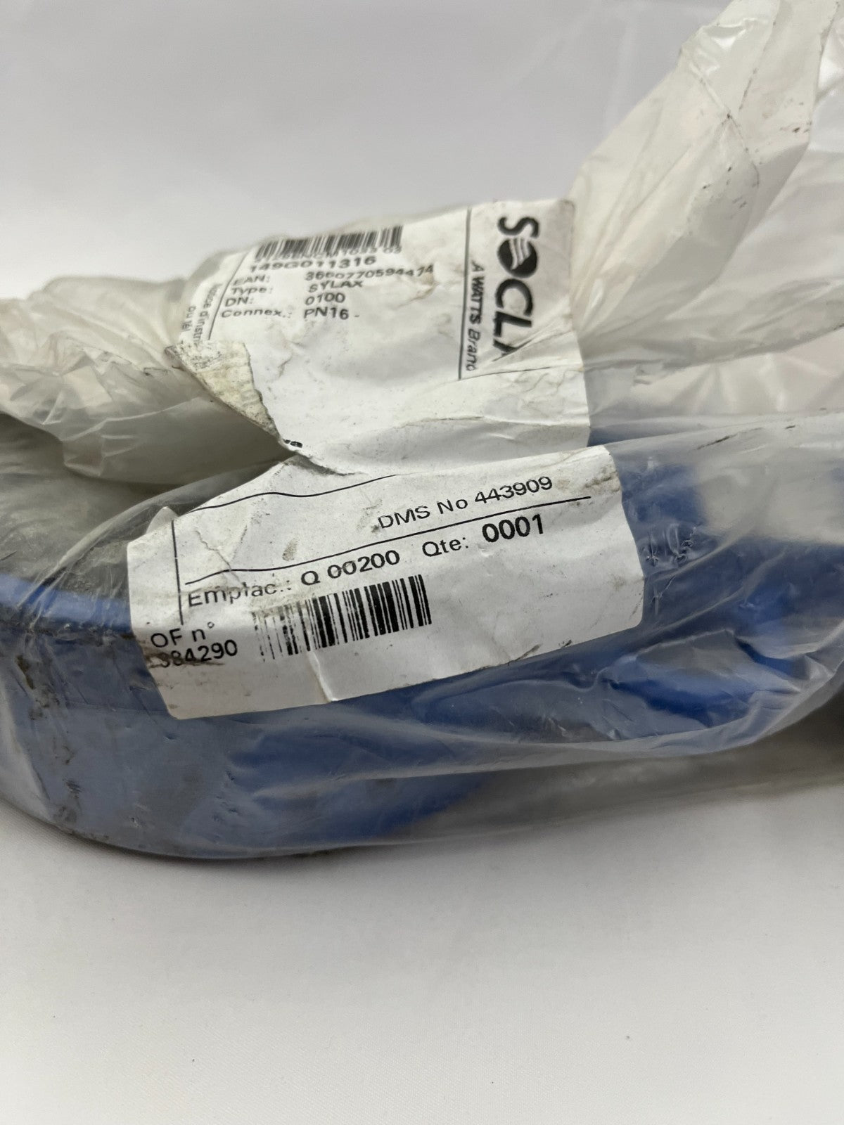 Socla SYLAX DN100 PN16 Butterfly Valve 149G011316 New Unused Factory Sealed