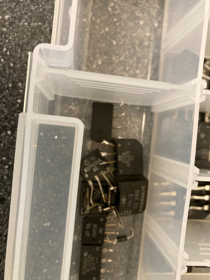 Lot of Assorted Bridge Rectifiers in Storage Case Various Models Specifications