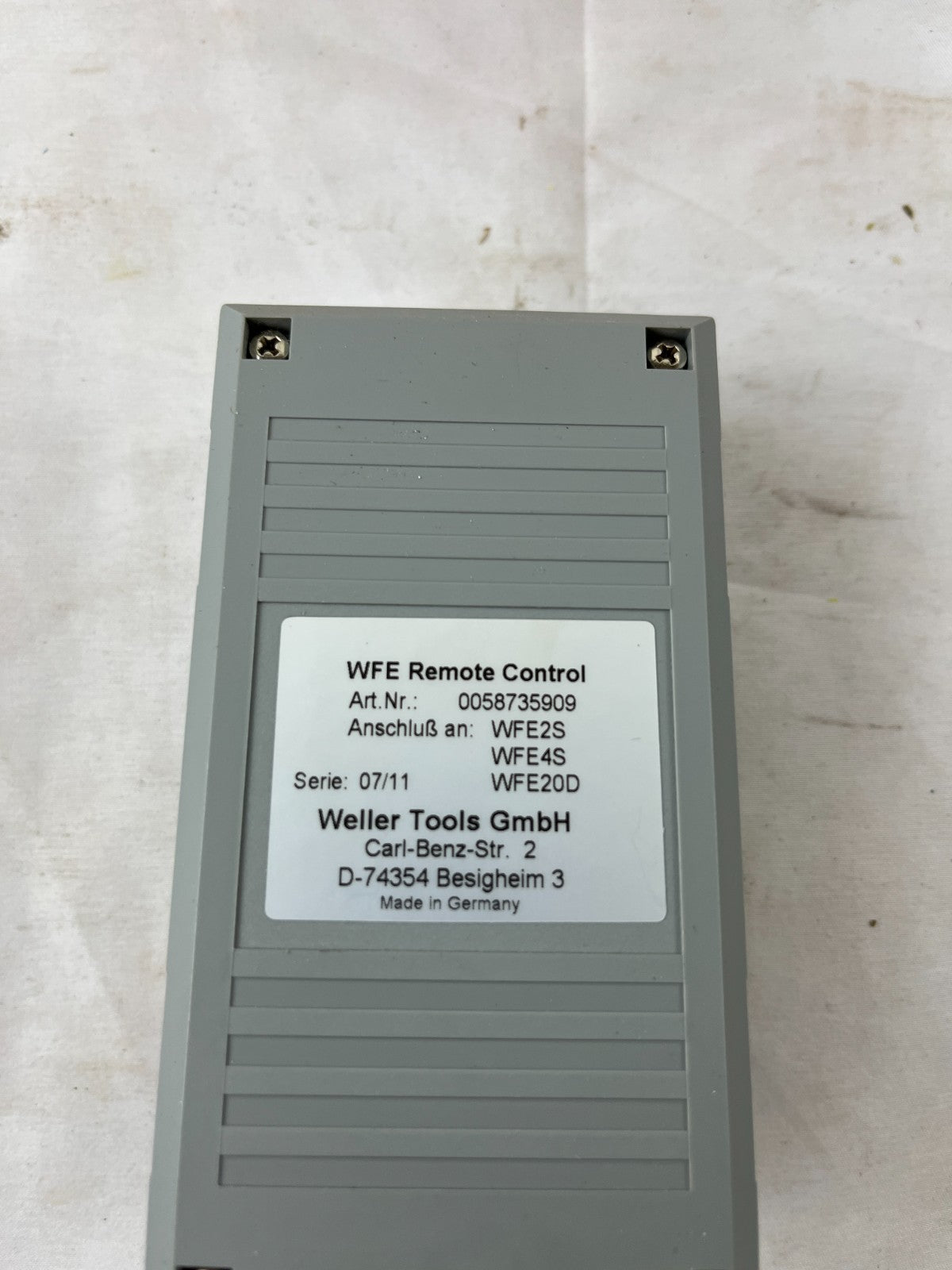 Weller WFE Remote Control 0058735909 for WFE 2S 4S 8S Fume Extractors New