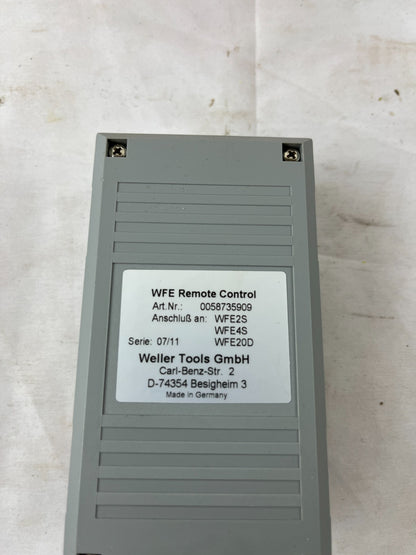 Weller WFE Remote Control 0058735909 for WFE 2S 4S 8S Fume Extractors New