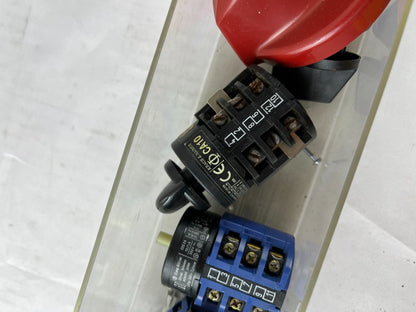 Kraus Naimer Emergency Stop Switch LOT USED Rotary Cam Switch Assembly Parts