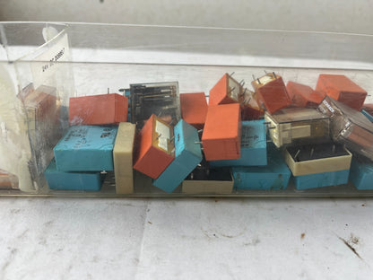 Industrial Relay Lot Schrack Siemens Finder Tyco 24V Control Relays Mixed Used