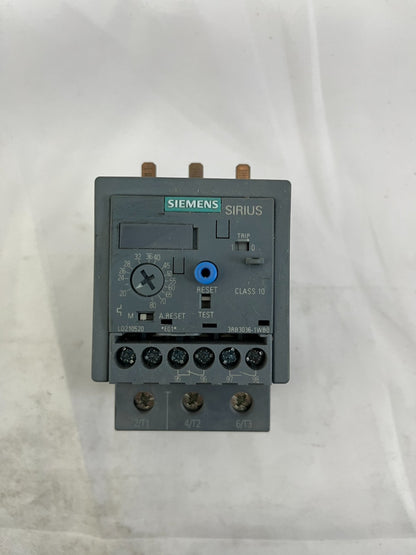 Siemens SIRIUS 3RB3036-1WB0 Overload Relay 20–80A Electronic Class 10E S2 Used