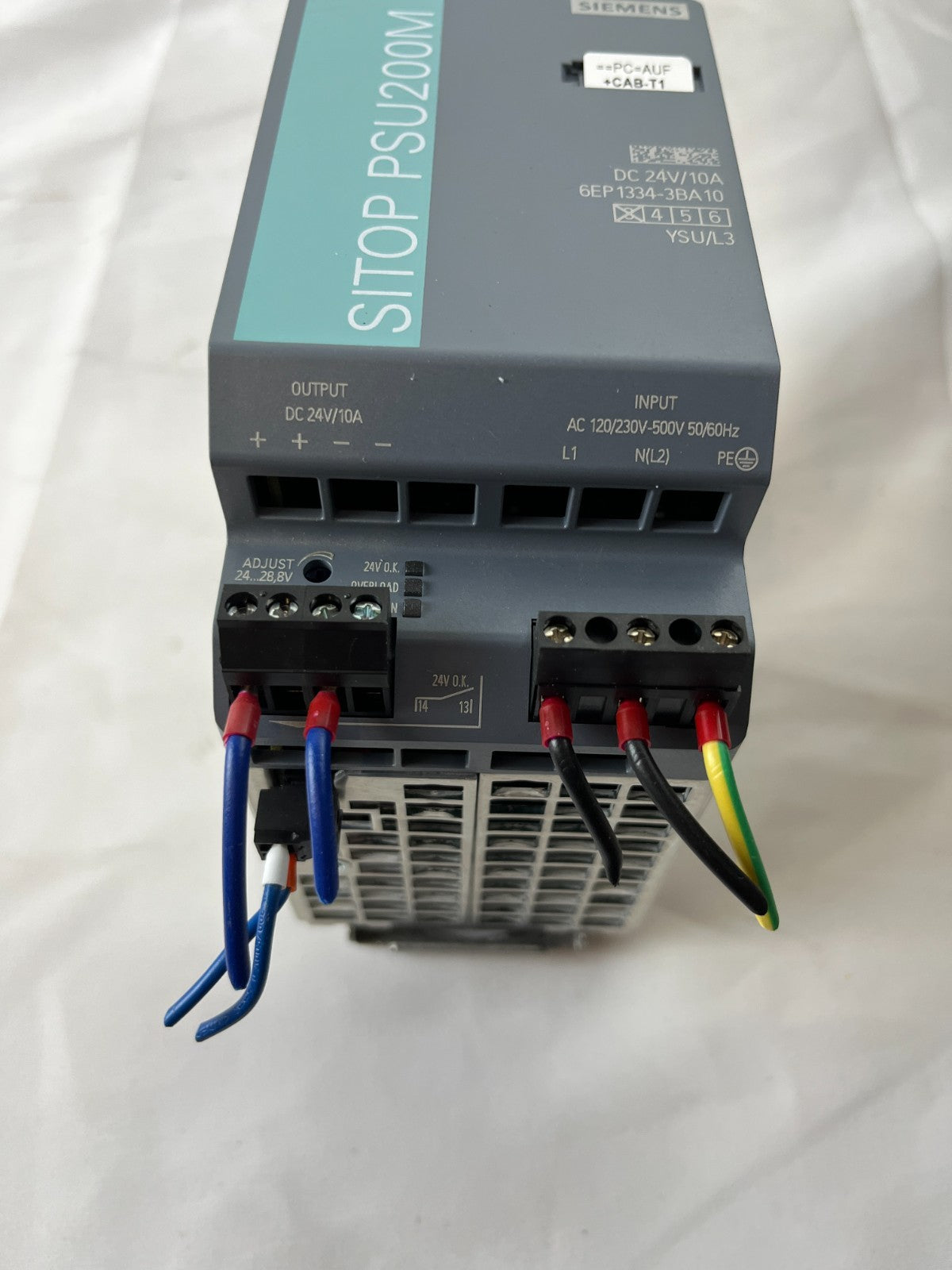 Siemens SITOP PSU200M 6EP1334-3BA10 24V 10A Power Supply Tested Used Spare Unit