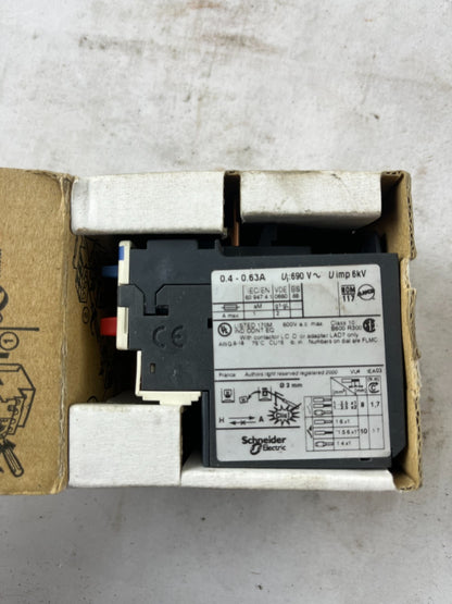 Schneider Electric TeSys LRD04 0.4–0.63A Thermal Overload Relay New in Box