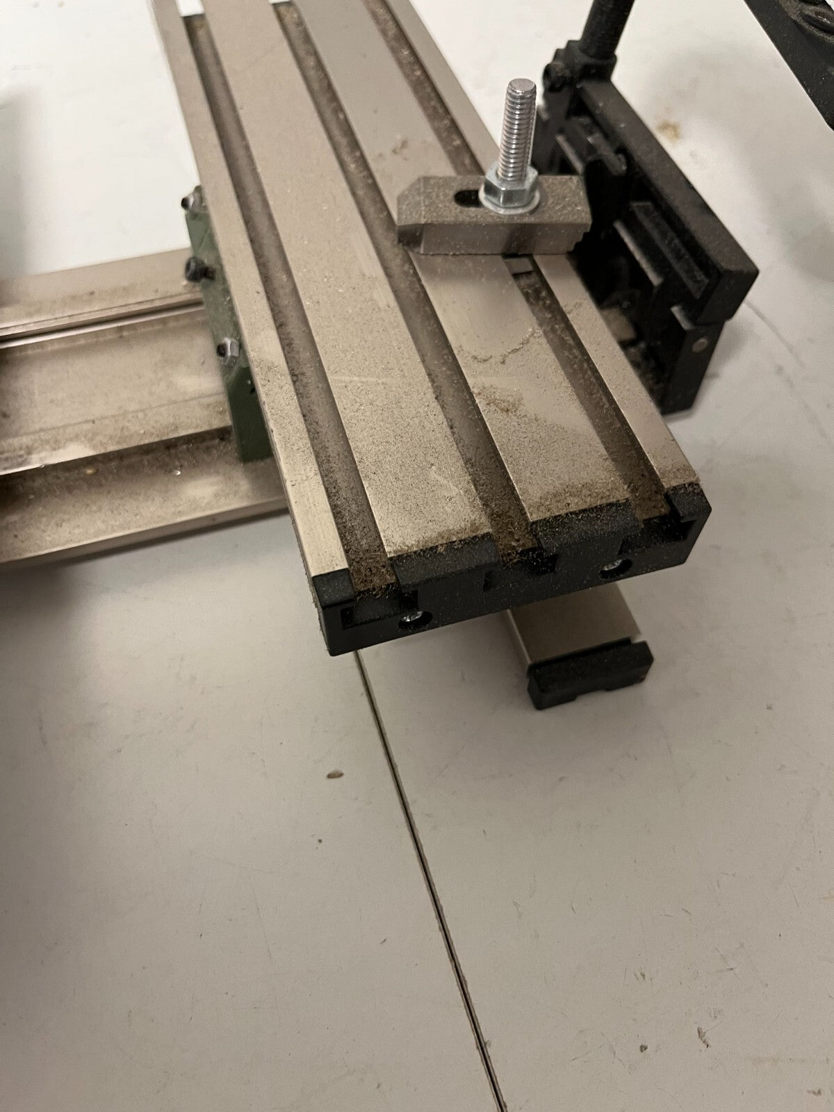 Modular Aluminum Test Bench Setup T-Slot Frame Adjustable Arm Used As-Is