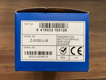 ZEBEX Z-3100 middle-range handheld CCD USB Handheld Barcode Scanner USED WORKING