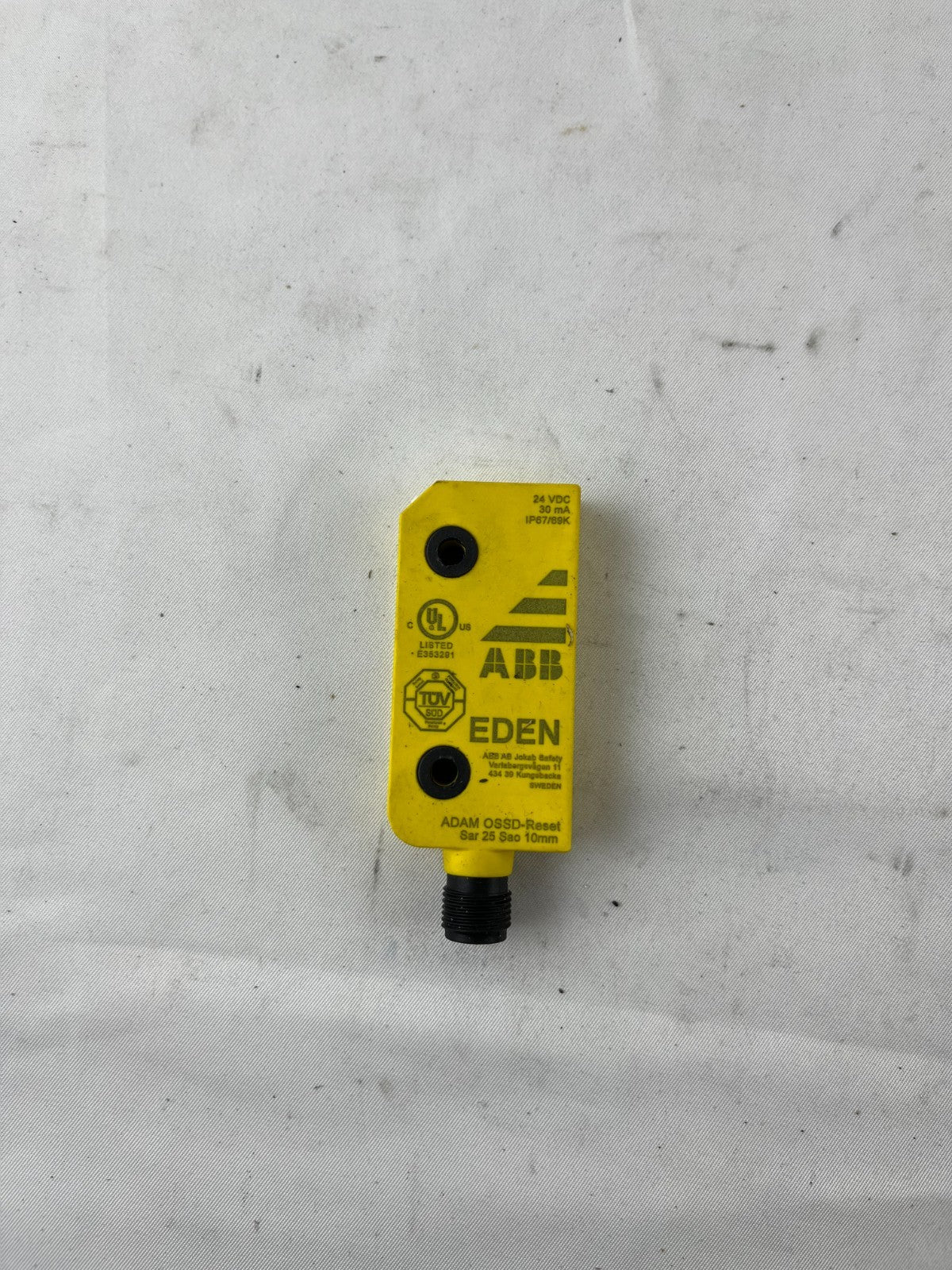 ABB Eden ADAM OSSD-Reset 2TLA020051R6800 Jokab Safety Sensor M12 Sar 25 Sag 10mm