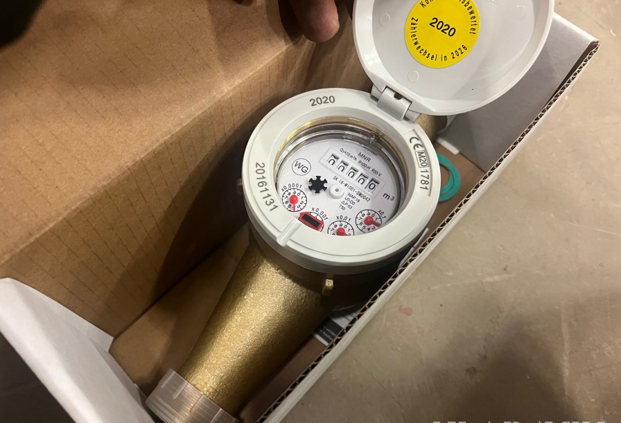 WDV MOLLINE Mehrstrahlzähler MNR R100-H Multi-Jet Water Meter Q3 10 m³/h DN25