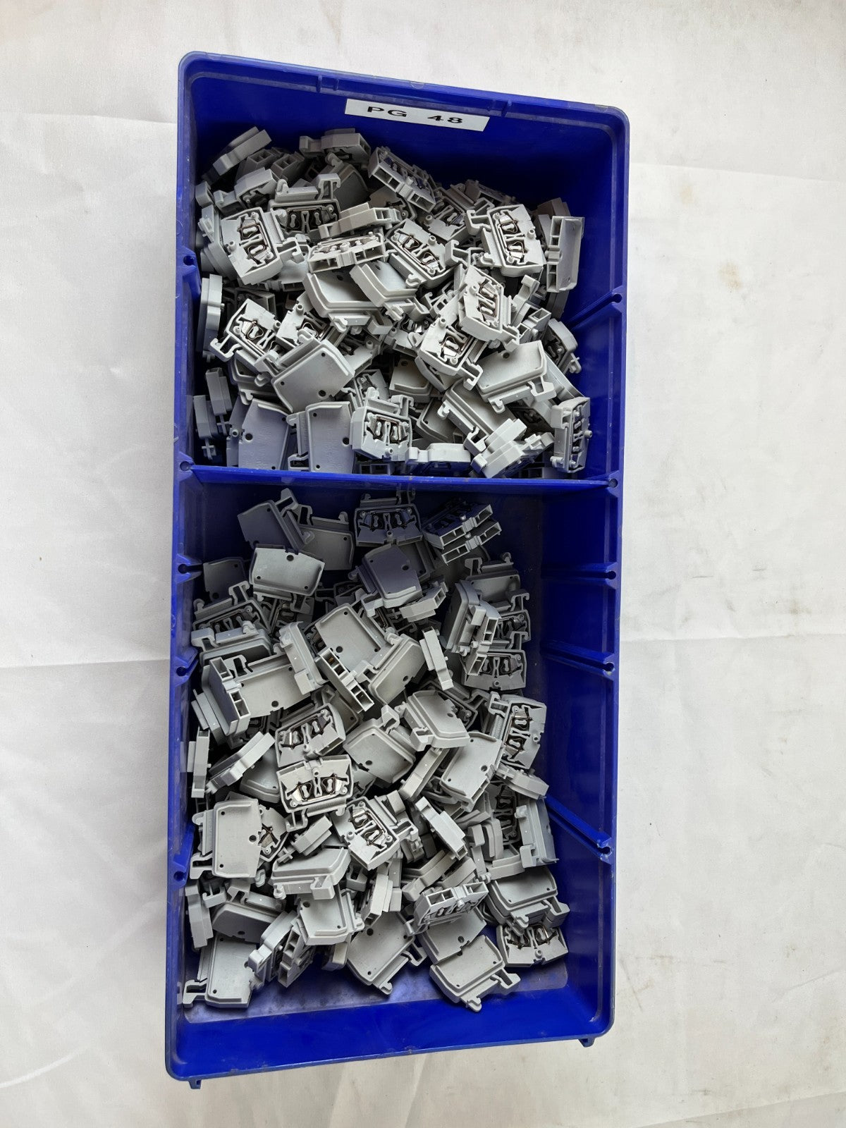 Terminal Block End Covers DIN Rail Terminal End Plates Lot Of Approx 200 Used