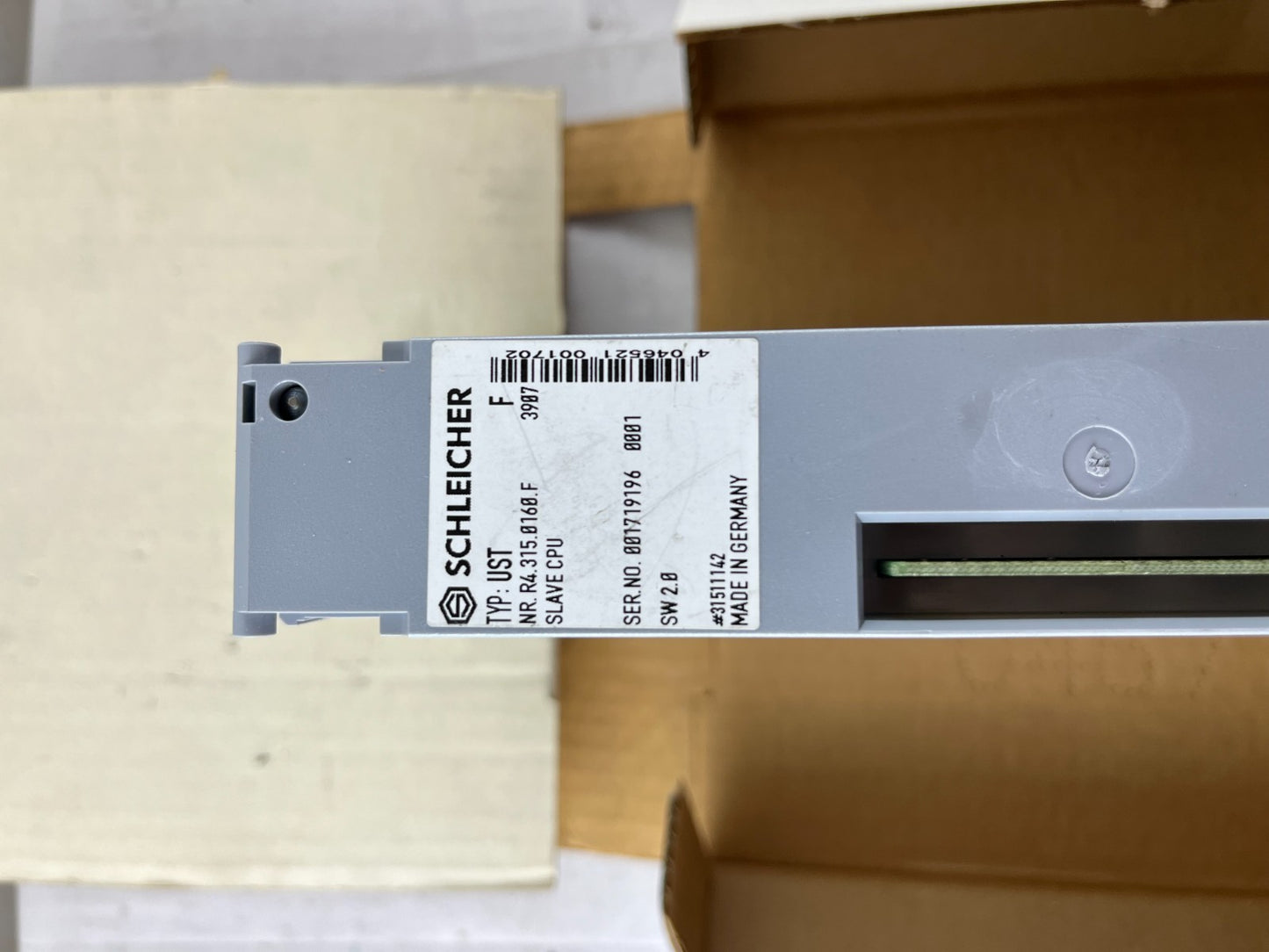 Schleicher UST Slave CPU R4.3T5.0161F Module Access/Run, New in Box