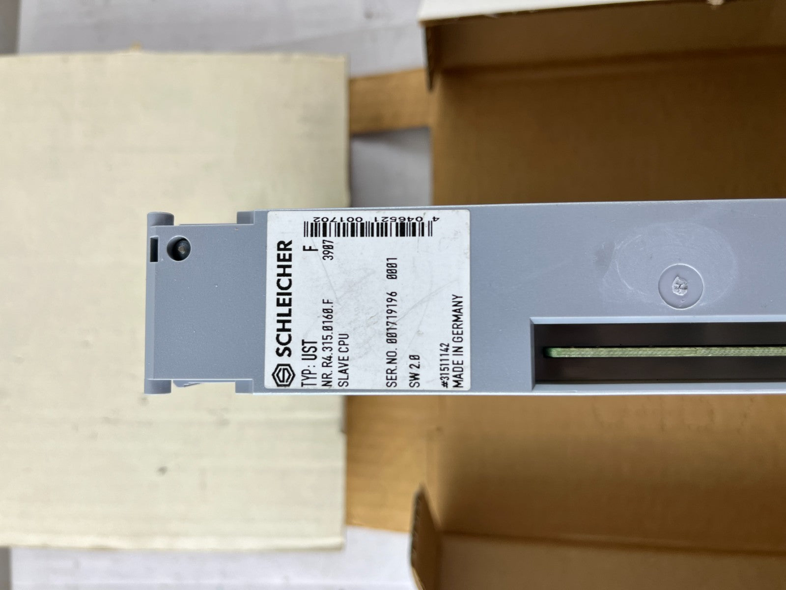 Schleicher UST Slave CPU R4.3T5.0161F Module Access/Run, New in Box