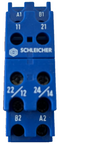 Schleicher KS12 E Control Relay NEW 220-240V AC/DC Socket Base Germany Made