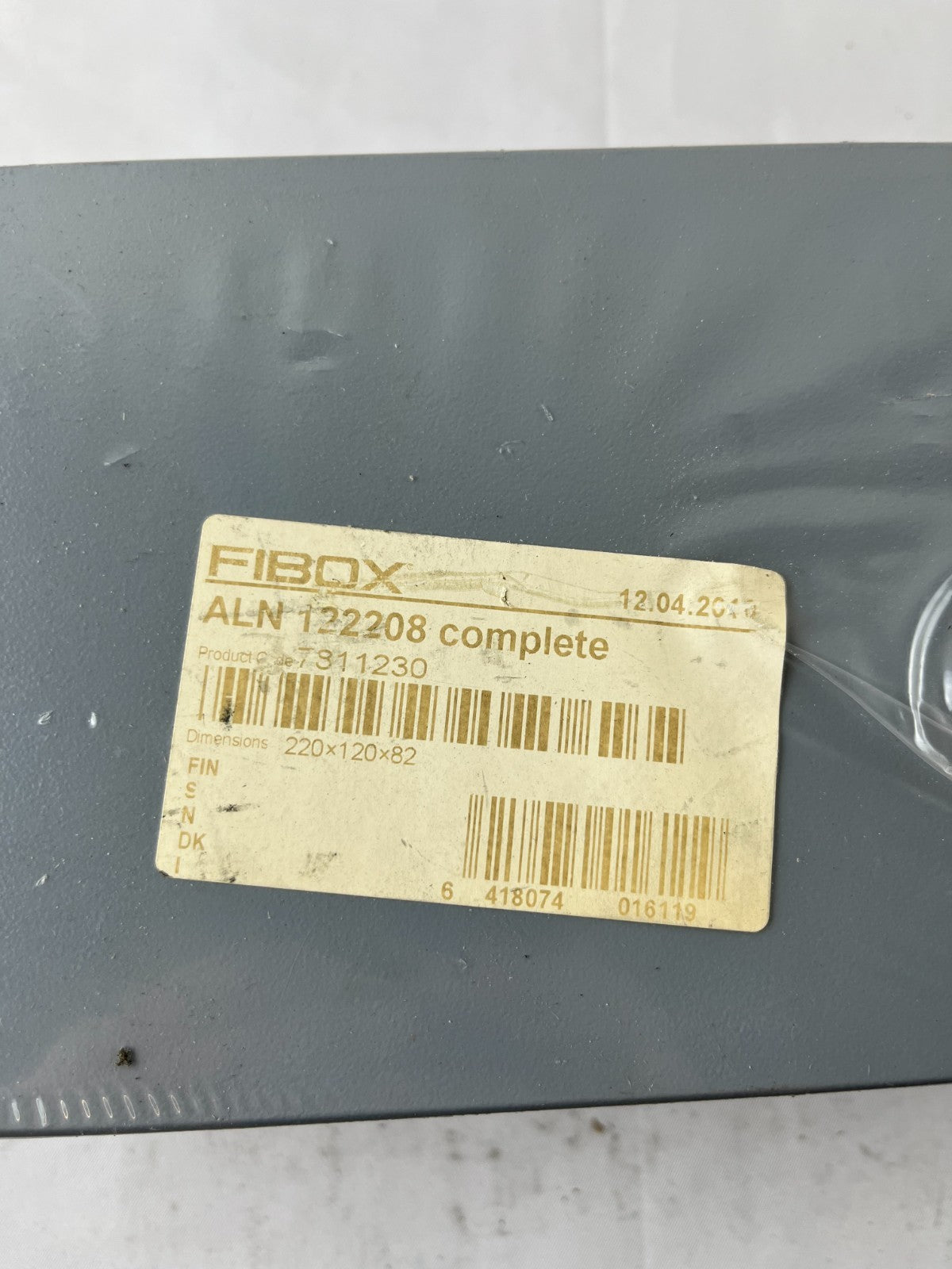 Fibox ALN 122208 Complete Enclosure 220x120x82mm Grey New Spare Unit