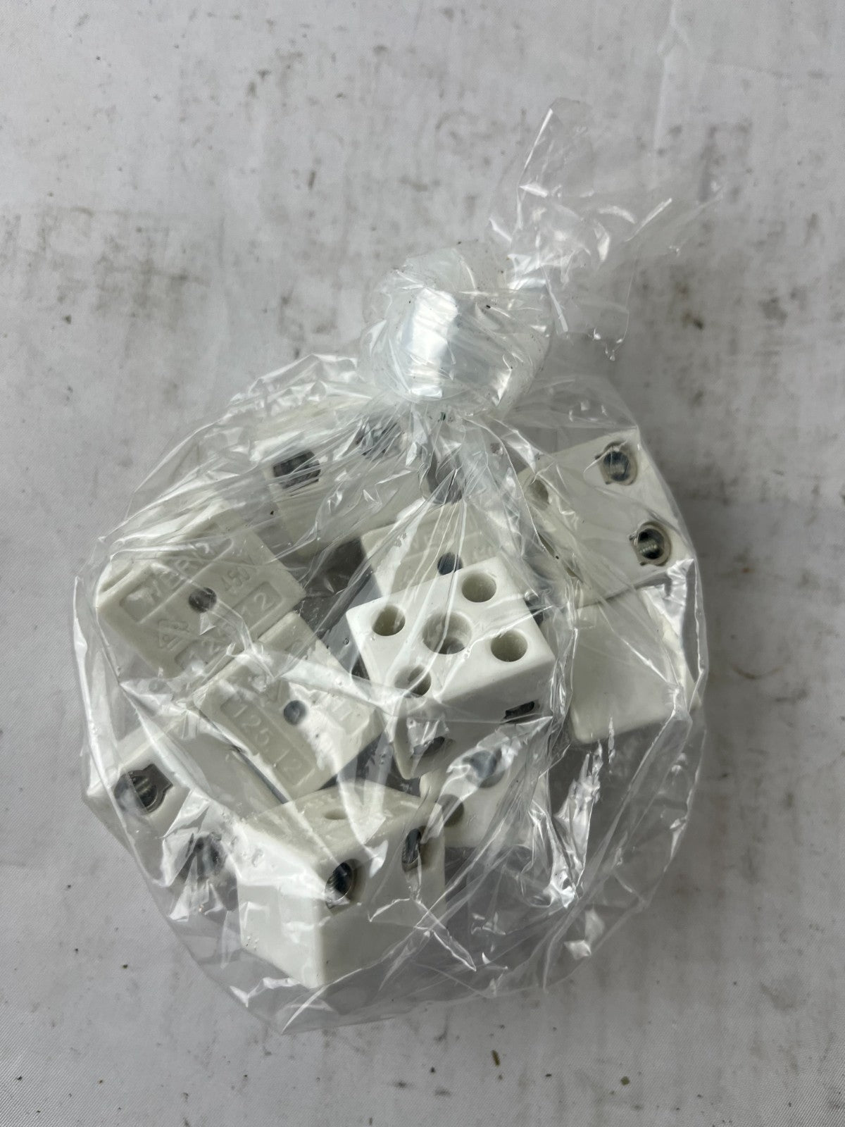 Werit 125-12 Ceramic Terminal Blocks 450V Heat Resistant Connector Lot Used