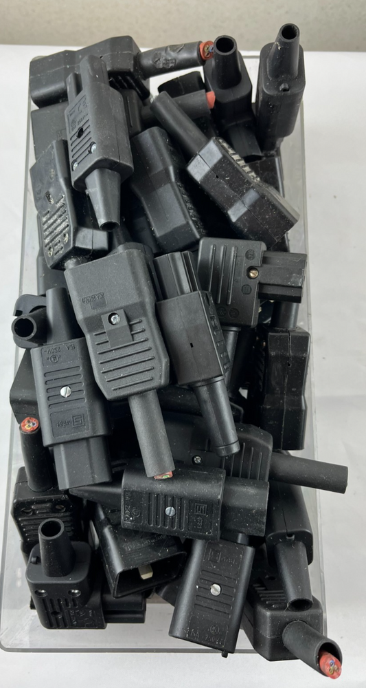 Bulk Lot IEC 60320 C13 C14 Power Connectors Cables Computer PDU Mixed New Used